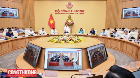 Bộ trưởng Nguyễn Hồng Diên chủ trì buổi làm việc với Giám đốc Sở Công Thương và Chi cục trưởng quản lý thị trường các tỉnh, thành phố