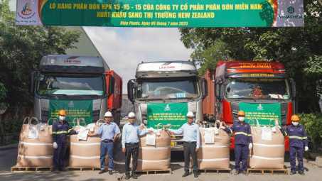 Phân bón Miền Nam chinh phục thị trường New Zealand