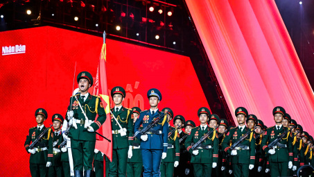 Mỹ Đình rực sáng, sẵn sàng cho đêm diễn ‘Tổ quốc trong tim’