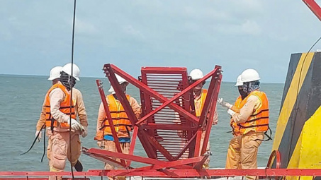 EVNNPT tăng cường lực lượng, tiếp sức cho Dự án cấp điện ra Côn Đảo