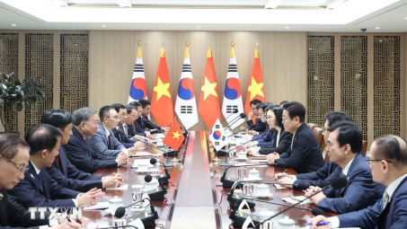 Tổng Bí thư Tô Lâm và Tổng thống Hàn Quốc thống nhất một số định hướng lớn thúc đẩy quan hệ song phương