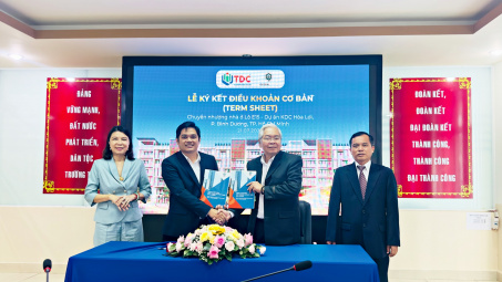 Becamex TDC và Global Corp ký kết Term Sheet chuyển nhượng Lô E15: Thúc đẩy chiến lược huy động vốn và mở rộng hợp tác tại KDC Hòa Lợi