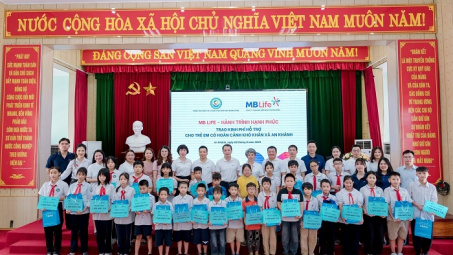 "MB Life - Hành trình hạnh phúc”: Hỗ trợ cho trẻ em có hoàn cảnh khó khăn