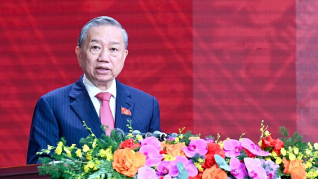 Diễn văn của Tổng Bí thư Tô Lâm tại Lễ kỷ niệm 80 năm Ngày Truyền thống CAND và 20 năm Ngày hội toàn dân bảo vệ An ninh Tổ quốc