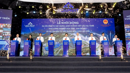 Hòa Phát khởi động dự án đầu tư KCN Hòa Tâm - Giai đoạn 1 và Cảng Bãi Gốc