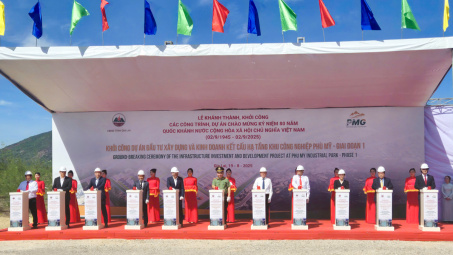 Gia Lai: Khởi công Khu công nghiệp Phù Mỹ - giai đoạn 1