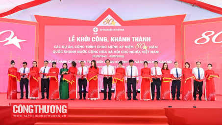 Khánh thành trạm biến áp 500kV Vĩnh Yên và đường dây đấu nối chào mừng 80 năm Quốc khánh