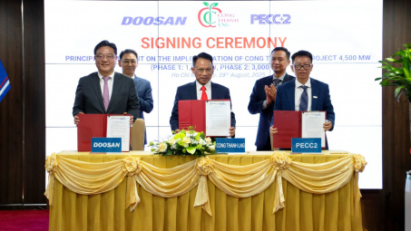 Tư vấn Xây dựng Điện 2 ký thỏa thuận thực hiện Dự án Nhà máy điện LNG Công Thanh 4.500 MW