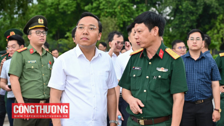 Thứ trưởng Nguyễn Hoàng Long kiểm tra công tác cung cấp điện dịp lễ kỷ niệm 80 năm Ngày Quốc khánh