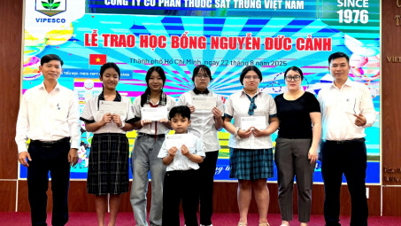 Thắp sáng ước mơ từ những suất học bổng Nguyễn Đức Cảnh