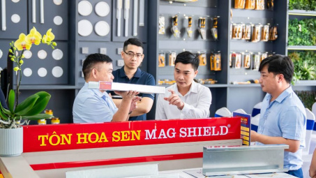 Tôn cao cấp Hoa Sen Mag Shield chính thức phân phối toàn hệ thống Hoa Sen Home