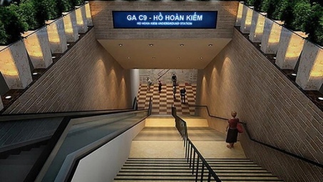 Tuyến metro số 2 sẽ có nhà ga ngầm đặc biệt 4 tầng sát hồ Gươm