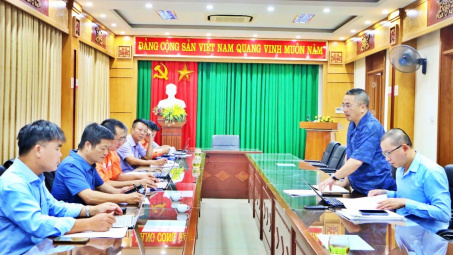 Bộ Công Thương làm việc với Thủy điện Trung Sơn về an toàn hồ đập và phòng chống thiên tai