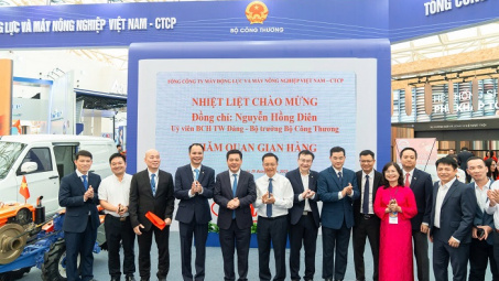 Ấn tượng gian trưng bày của Tổng công ty VEAM tại triển lãm thành tựu đất nước