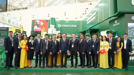 Gian hàng Vinachem tại Triển lãm 80 năm Quốc khánh: Dấu ấn lịch sử và sức hút từ đổi mới sáng tạo