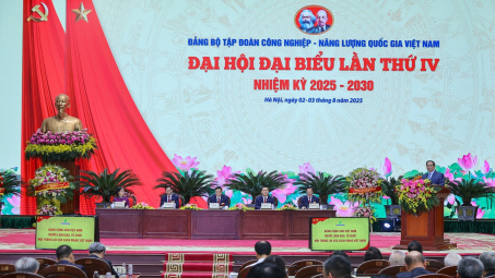 Đảng bộ Tập đoàn Công nghiệp - Năng lượng Quốc gia Việt Nam: Tiên phong trong chuyển dịch năng lượng và tăng trưởng xanh bền vững