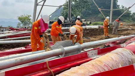 Những người lính PTC1 nỗ lực đưa dự án “đường dây 500kV Lào Cai – Vĩnh Yên” về đích