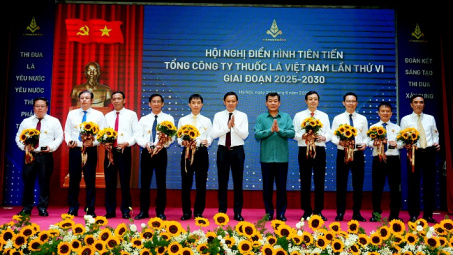 Vinataba phát động phong trào thi đua giai đoạn 2025 - 2030: Đổi mới - Sáng tạo - Tăng tốc - Bứt phá