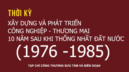 Thời kỳ 1976 - 1985: Xây dựng và phát triển công nghiệp - thương mại 10 năm sau khi thống nhất đất nước
