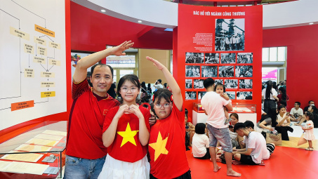 Không gian Triển lãm ngành Công Thương: Từ miền ký ức nối đến tương lai