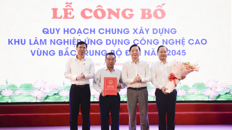 Nghệ An công bố quy hoạch Khu lâm nghiệp ứng dụng công nghệ cao vùng Bắc Trung Bộ
