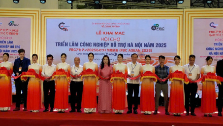 Hà Nội khai mạc Hội chợ triển lãm Công nghiệp hỗ trợ năm 2025