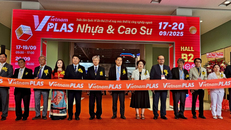 Triển lãm VietnamPlas 2025 quy tụ hơn 650 doanh nghiệp về máy móc, thiết bị ngành nhựa và cao su