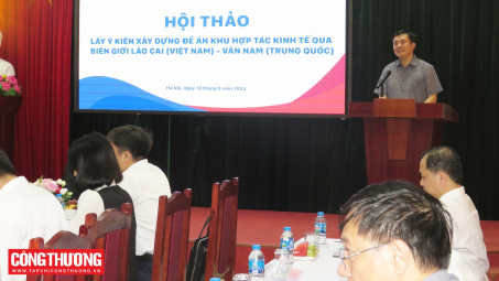 Xây dựng Đề án Khu hợp tác kinh tế qua biên giới Lào Cai (Việt Nam) - Vân Nam (Trung Quốc)