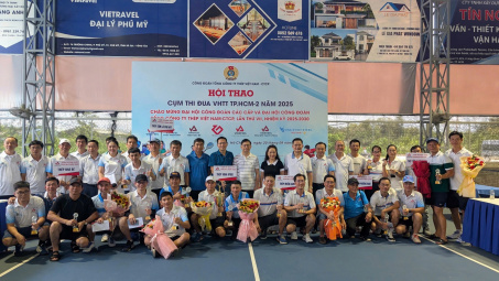 Công đoàn Tổng công ty Thép Việt Nam tổ chức thành công Cụm thi đua VHTT khu vực TP.HCM 2 năm 2025