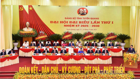Tỉnh Tuyên Quang tổ chức thành công Đại hội đại biểu Đảng bộ lần thứ I