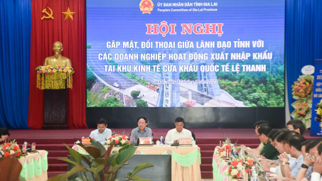 Gia Lai: Tạo điều kiện thuận lợi cho doanh nghiệp, thúc đẩy Khu kinh tế cửa khẩu Lệ Thanh phát triển bền vững