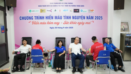 Cục Quản lý và Phát triển thị trường trong nước: Lan tỏa nghĩa cử cao đẹp qua giọt máu tình nguyện