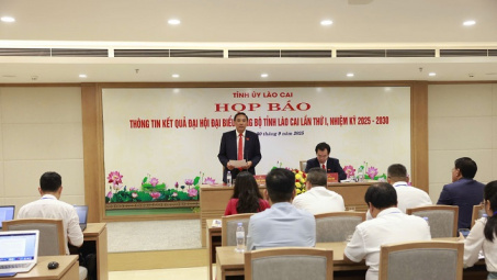 Lào Cai: Đại hội Đại biểu Đảng bộ tỉnh lần thứ I, nhiệm kỳ 2025-2030 thành công tốt đẹp