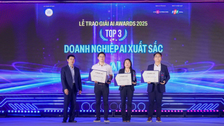 Tập đoàn FPT nhận giải Doanh nghiệp AI và Giải pháp AI xuất sắc tại AI4VN