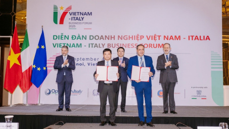 Việt Nam - Italia hợp tác thành lập Trung tâm Thiết kế tiên tiến trong lĩnh vực viễn thông và không gian