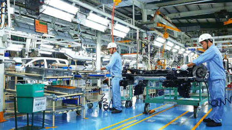 Sản xuất công nghiệp tiếp tục tăng trưởng tích cực