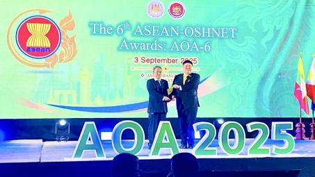 Petrolimex nhận Giải thưởng ASEAN-OSHNET về An toàn, Vệ sinh lao động