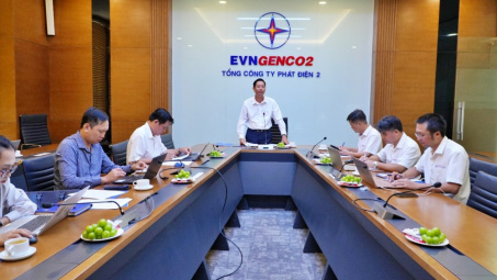 Đảng ủy EVNGENCO2 giám sát chuyên đề tại Thủy điện Trung Sơn
