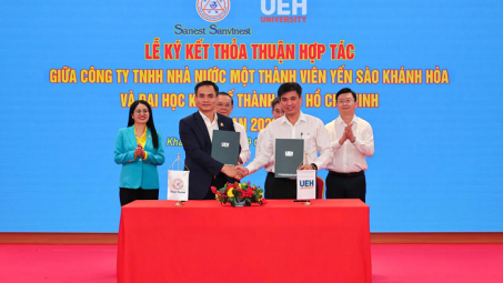 Yến sào Khánh Hòa ký kết hợp tác chiến lược với Đại học Kinh tế TP. Hồ Chí Minh