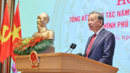 Tổng Bí thư Tô Lâm: Giai đoạn tới đòi hỏi đổi mới căn bản tư duy phát triển, phương thức quản trị và phân bổ nguồn lực