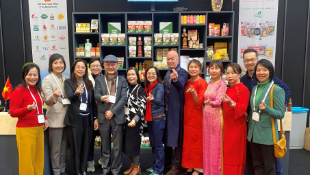 Sản phẩm và ẩm thực Việt Nam ghi dấu ấn tại Hội chợ Horecava 2026 (Hà Lan)