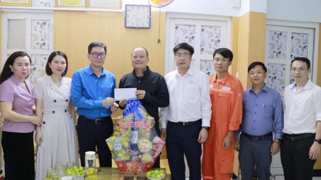 Công đoàn EVNGENCO3: Thăm hỏi, động viên người lao động dịp Tết 2026