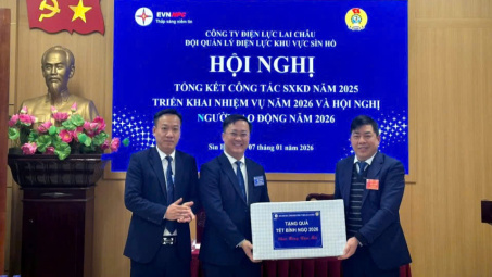 Công đoàn Công ty Điện lực Lai Châu: Chăm lo đời sống người lao động dịp Tết Nguyên đán