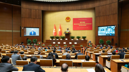 Ban Thường vụ Đảng ủy Quốc hội tổ chức Hội nghị thông báo nhanh kết quả Đại hội XIV của Đảng