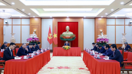 Bí thư thứ nhất, Chủ tịch nước Cuba chúc mừng thành công Đại hội XIV