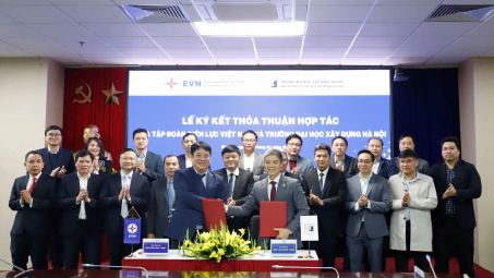 EVN ký kết hợp tác chiến lược với Trường Đại học Xây dựng Hà Nội