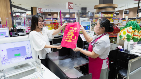 AEON giảm gần 10 triệu giao dịch dùng túi ni-lông trong 5 năm