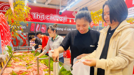 GO! bán thịt heo tươi không lợi nhuận, góp phần bình ổn thị trường trong Tết Nguyên Đán Bính Ngọ 2026