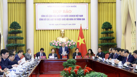 Công bố Lệnh của Chủ tịch nước về nhiều luật mới liên quan đến giáo dục, báo chí