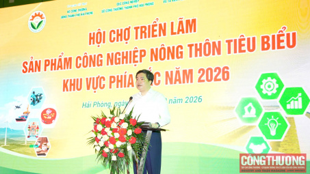 Khai mạc Hội chợ triển lãm sản phẩm công nghiệp nông thôn tiêu biểu khu vực phía Bắc năm 2026